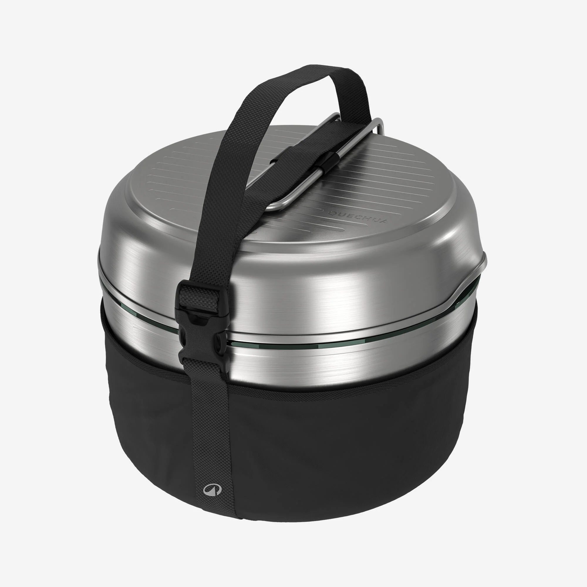 Quechua Stainless steel non-stick camping cookset 500 for 2 people - 15-piece - Image 10