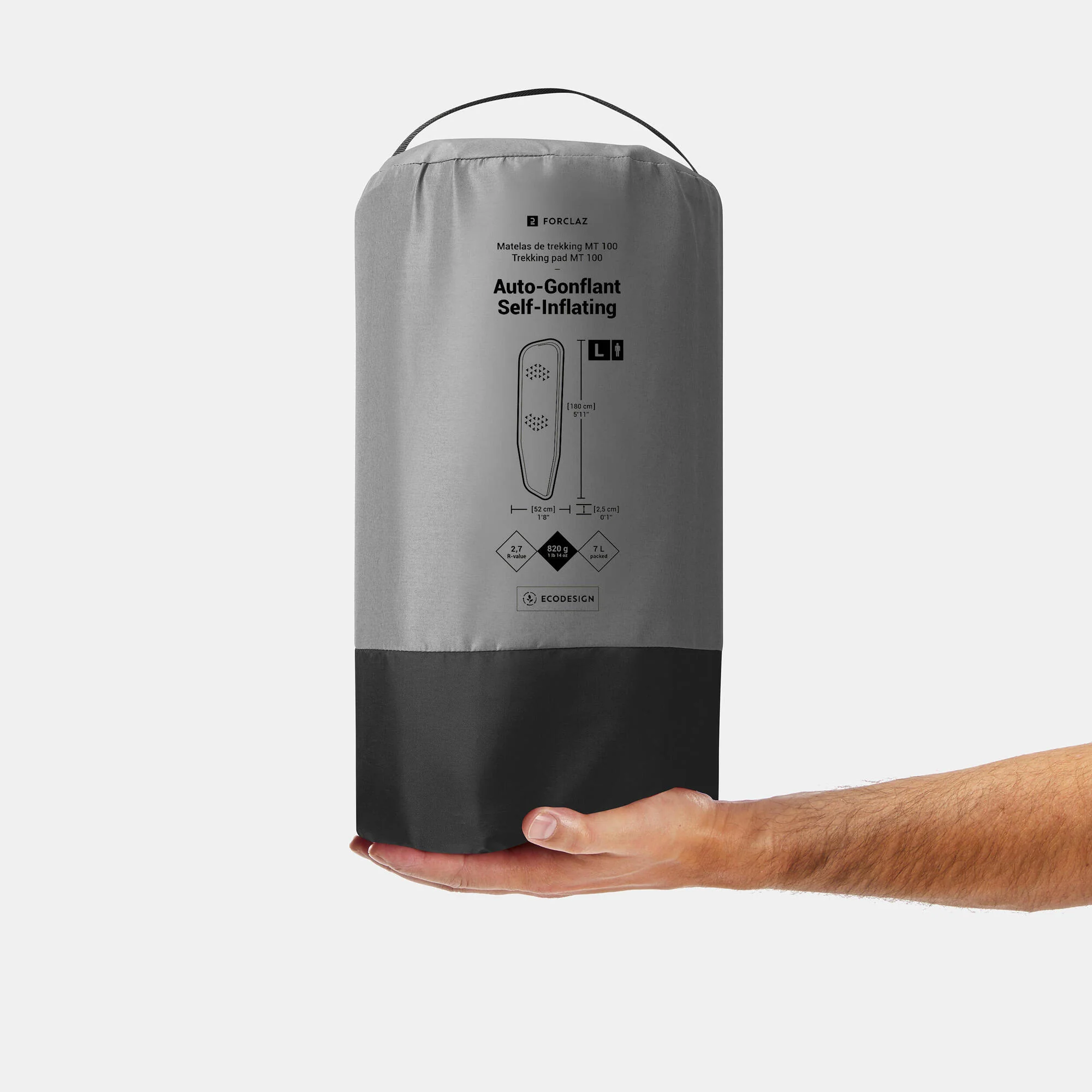 Forclaz Trek 500L Self-Inflating Backpacking Mattress - Image 2