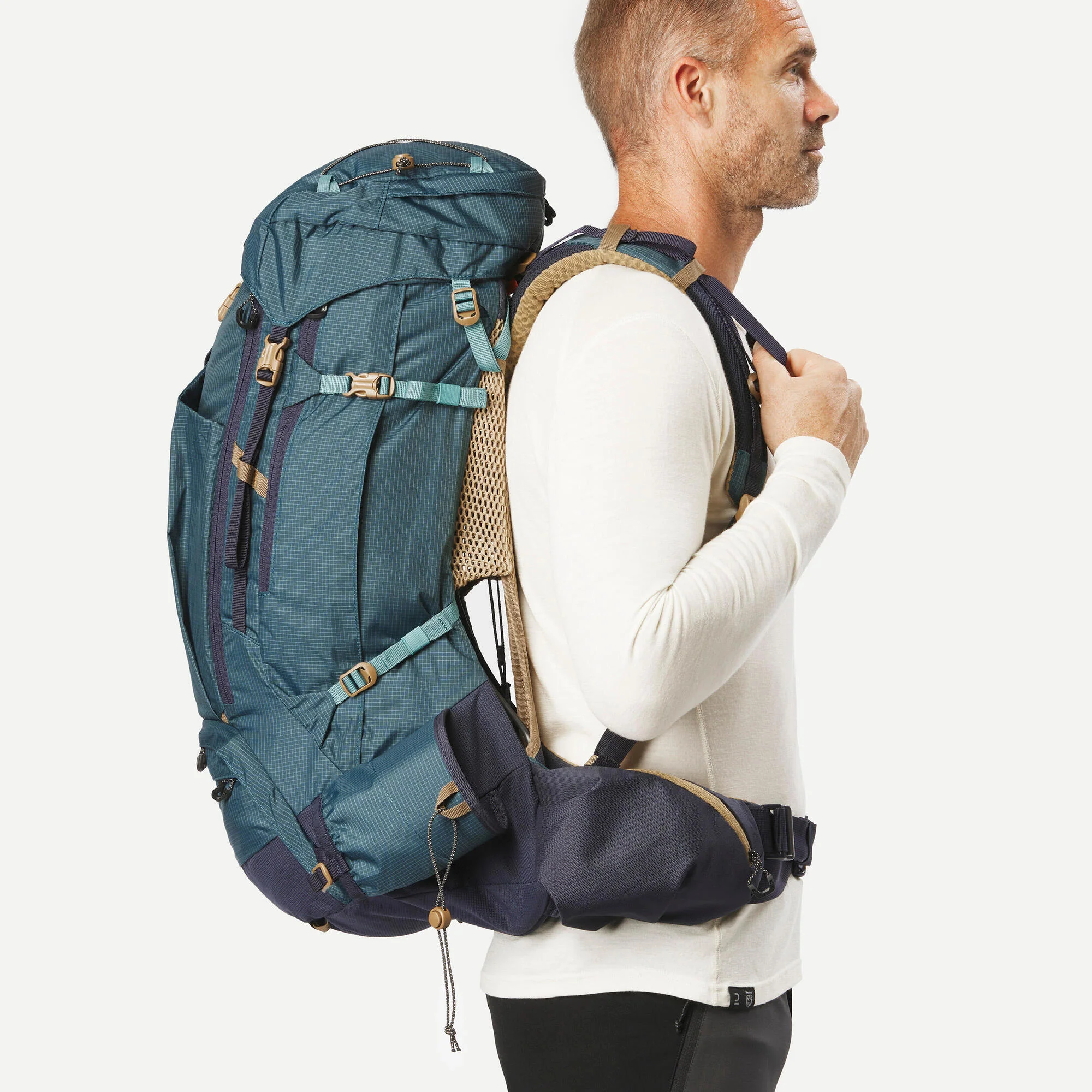 Simond Men's MT500 Air 50+10 L Backpacking Backpack - Image 6