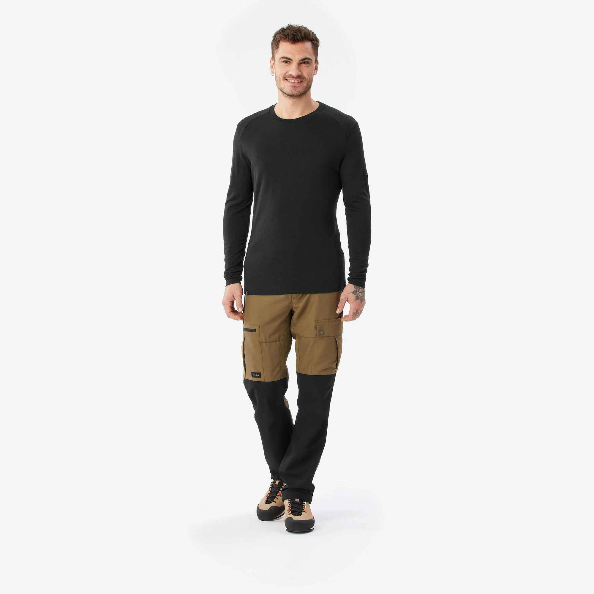 Simond Men's MT500 Long-sleeve 100% Merino Wool T-shirt - Image 3