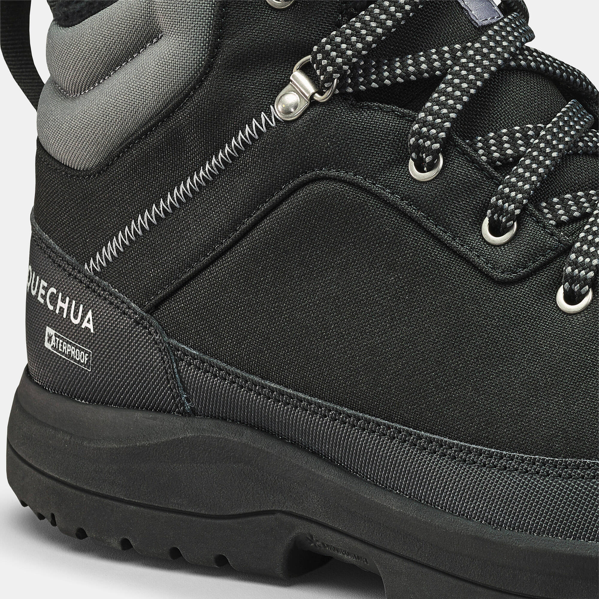 Quechua Men's NH100 Warm Waterproof Mid Hiking Boots - Image 5