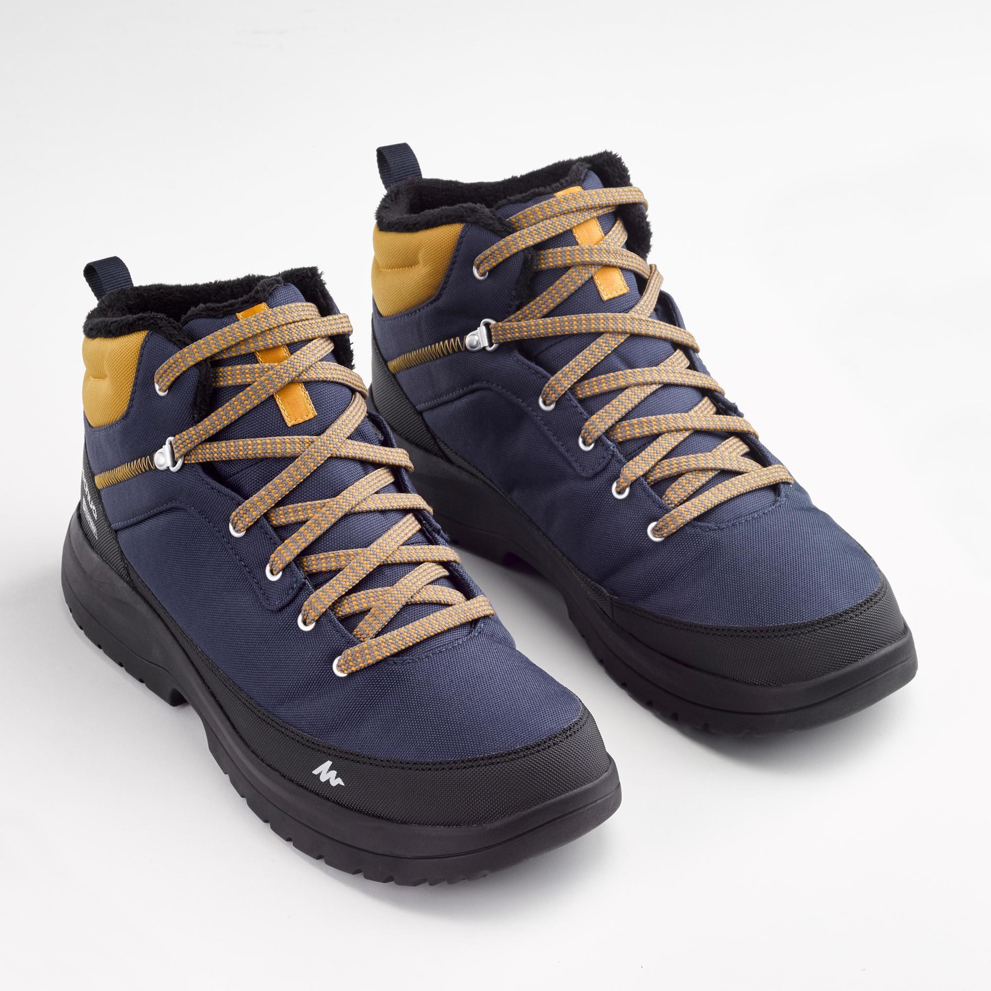 Quechua Men's NH100 Warm Waterproof Mid Hiking Boots - Image 7