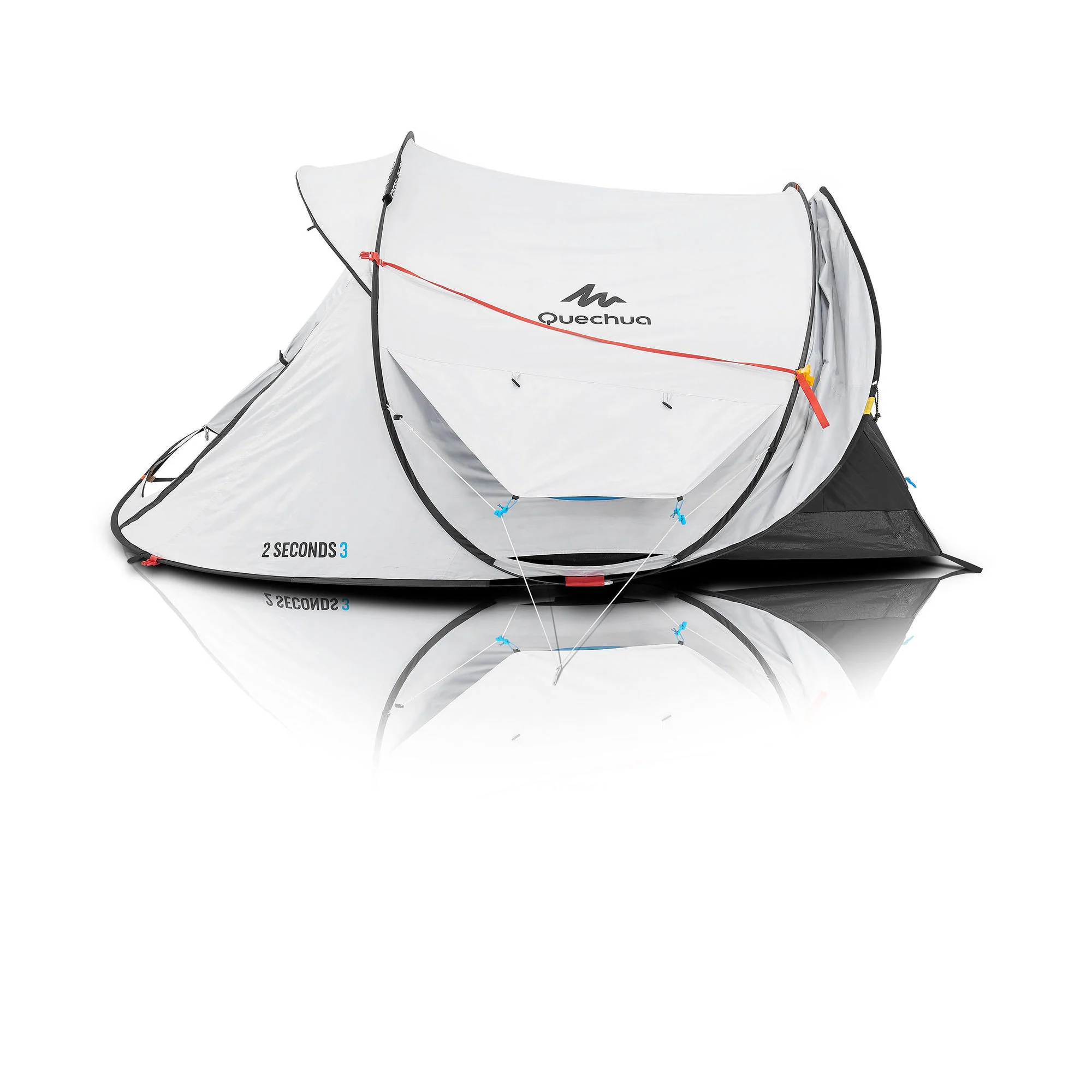Quechua 2 Second Fresh & Black Waterproof Pop Up Camping Tent 3 Person - Image 5