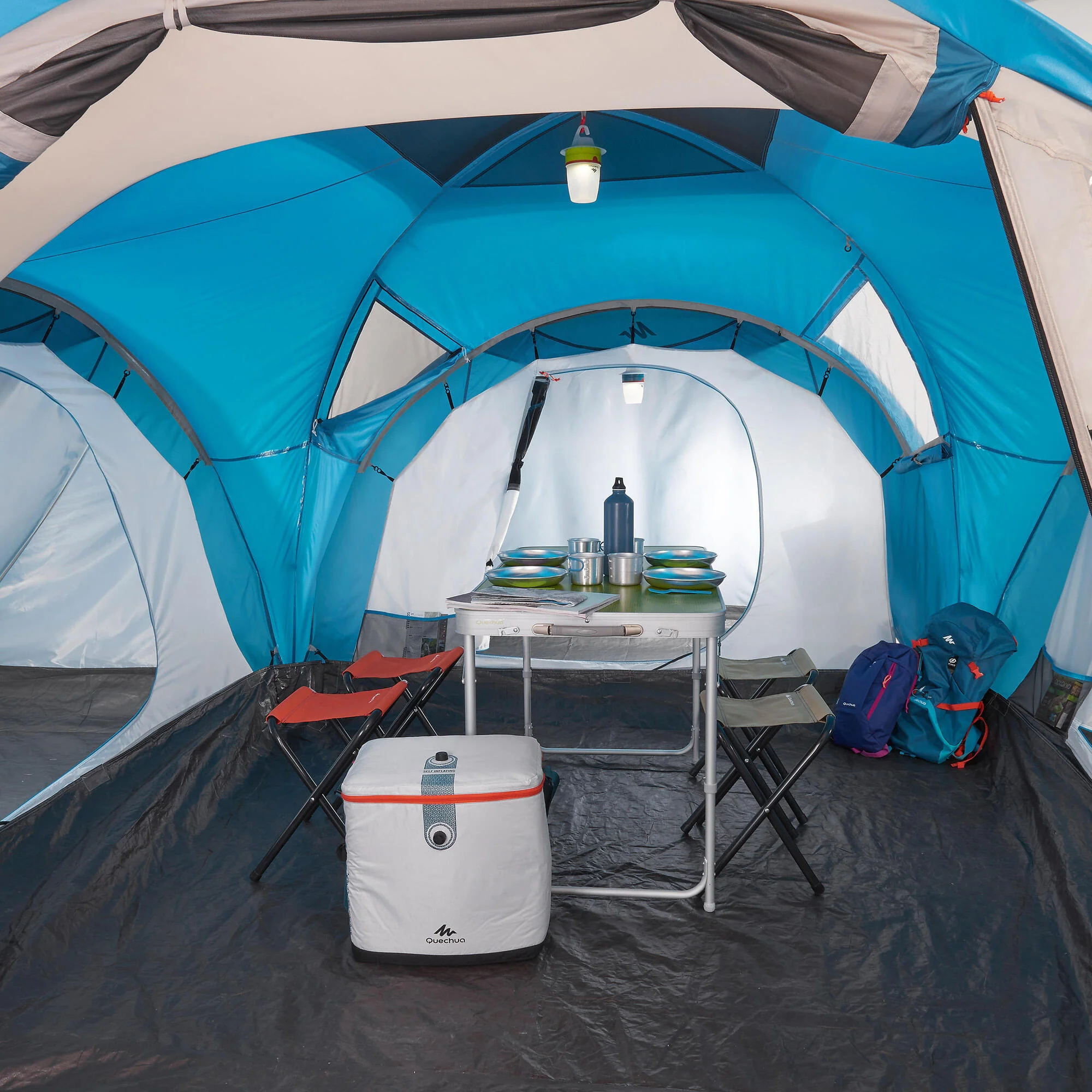 Quechua Arpenaz Family Camping Tent 6 Person 3 Room *Factory Seconds* - Image 3