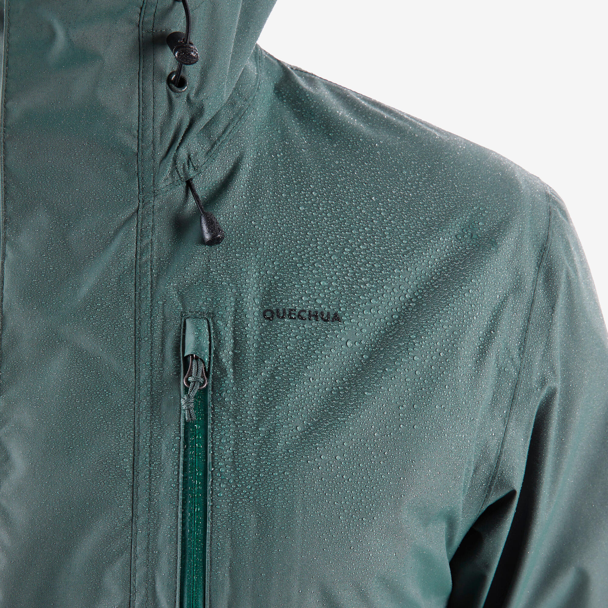 Quechua Men's NH500 Imper Waterproof Rain Jacket - Image 14