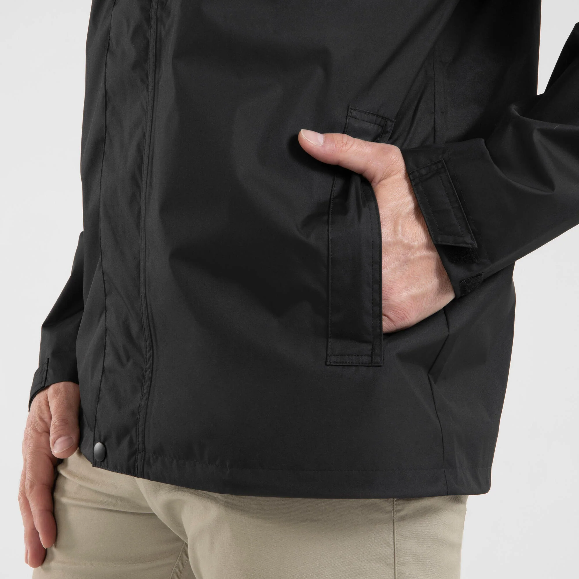Quechua Men's NH500 Imper Waterproof Rain Jacket - Image 6