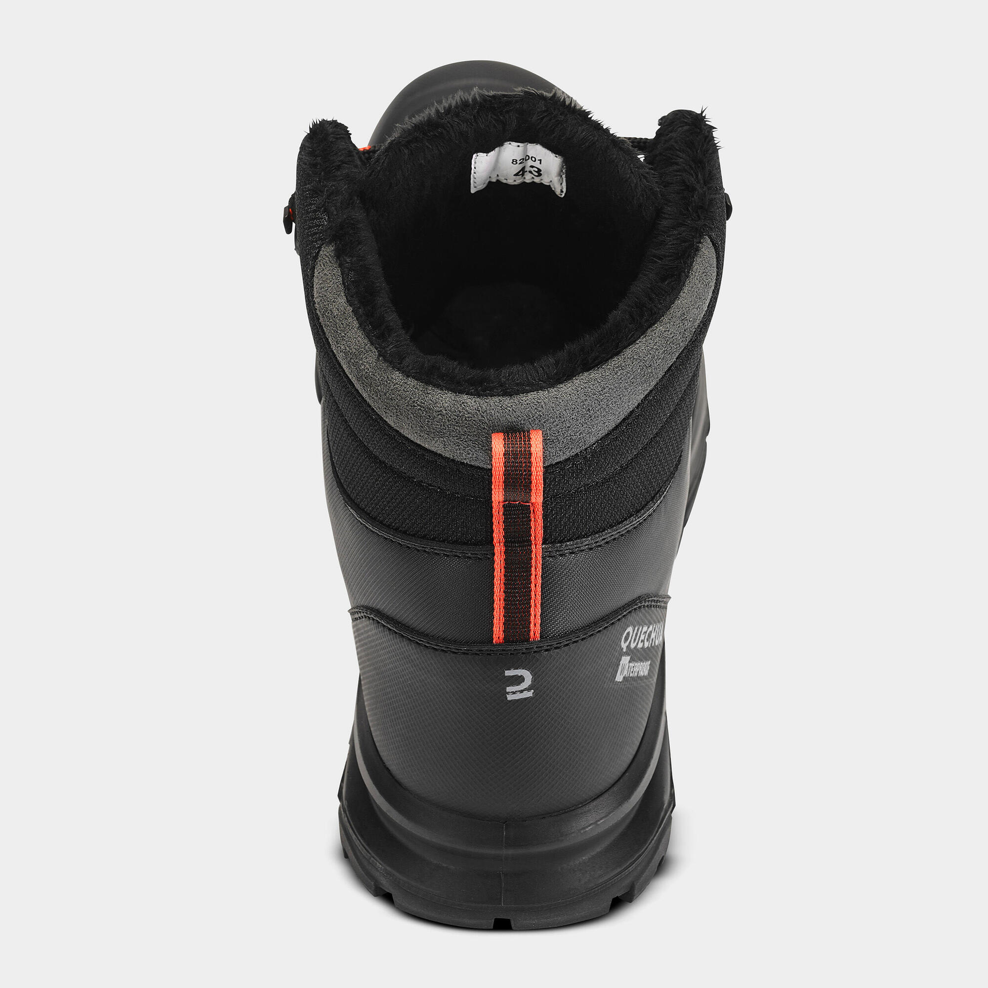 Quechua Men's NH500 Warm Waterproof Mid Snow Hiking Boots - Image 7