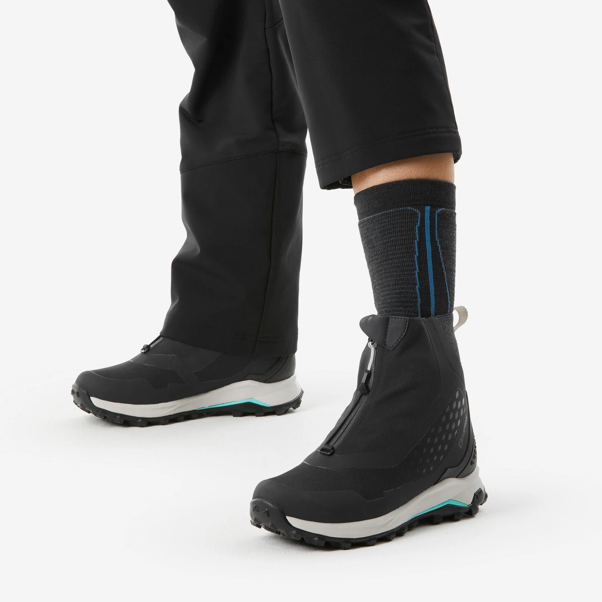 Quechua SH500 Merino Wool Winter Mid Socks - 2 Pairs - Image 7
