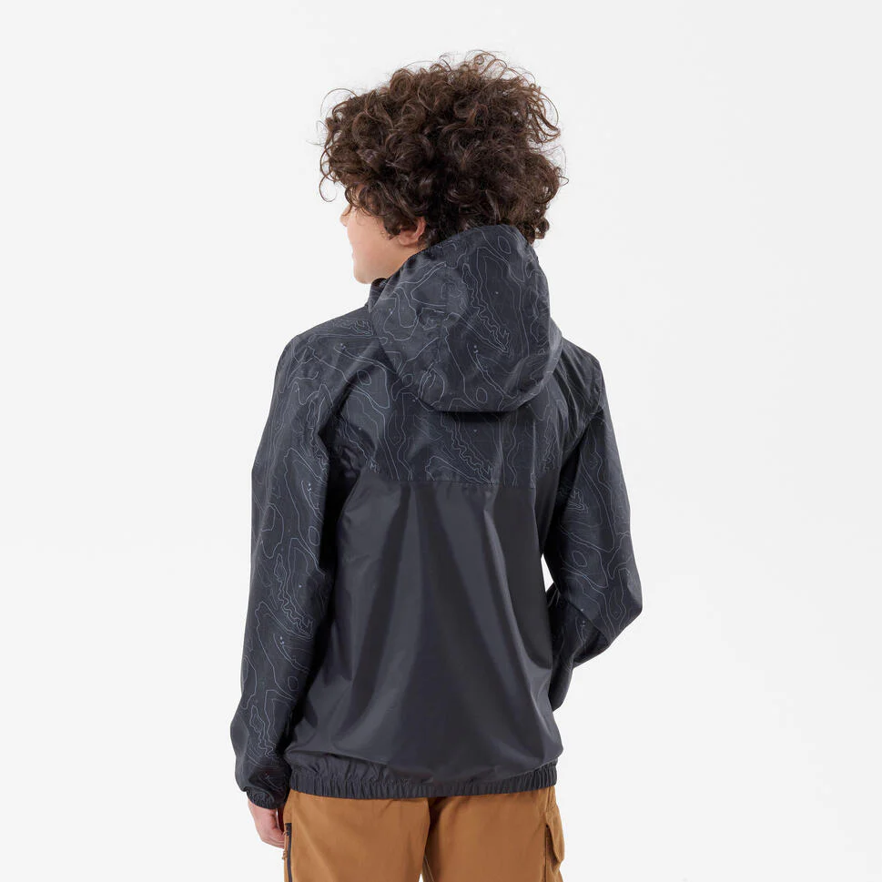 Quechua Kids’ MH150 Waterproof Hiking Jacket – Ages 7–15 - Image 2