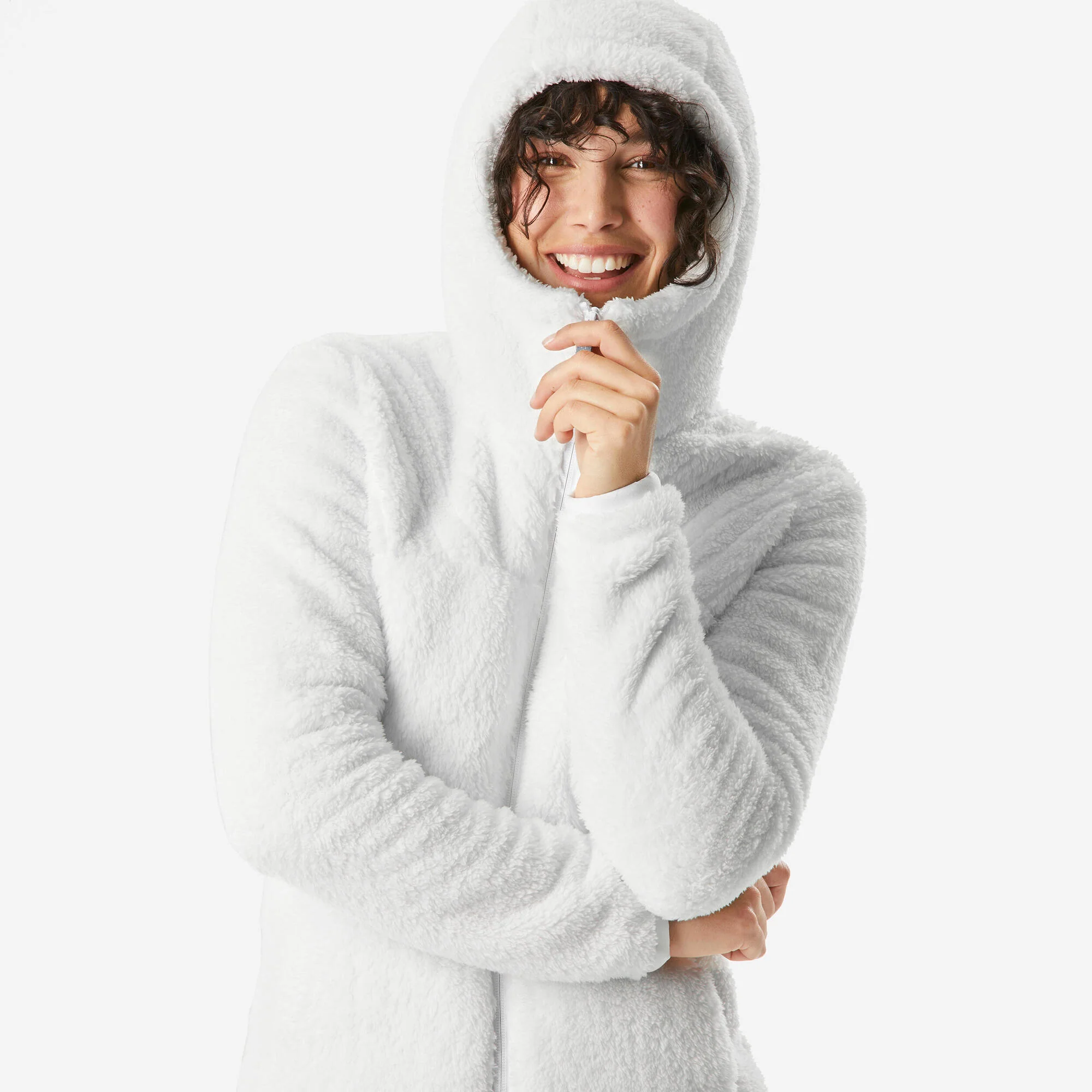 Quechua Women's SH500 U-Warm Fleece Jacket - Image 3