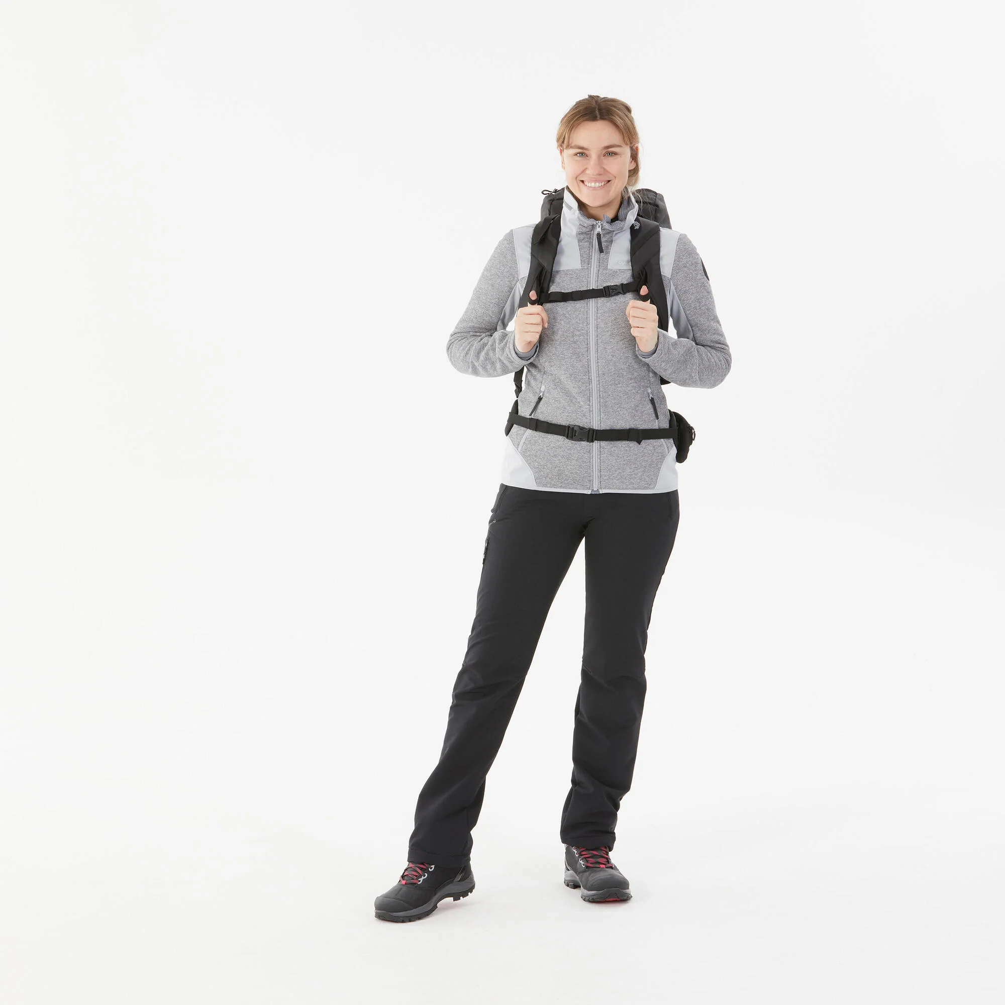 Quechua Women's NH500 Water-Repellent Snow Hiking Pants - Image 2
