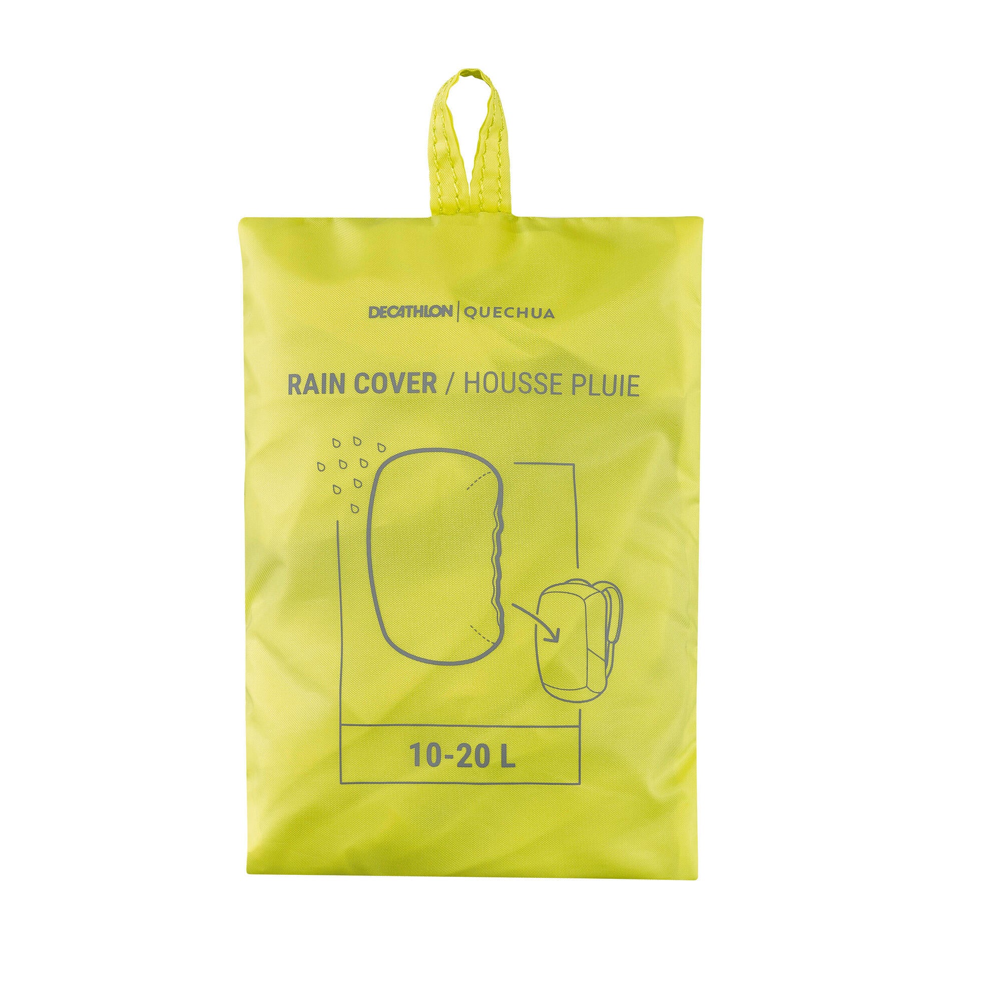 Quechua 10-20 L Hiking Backpack Rain Cover - Image 2
