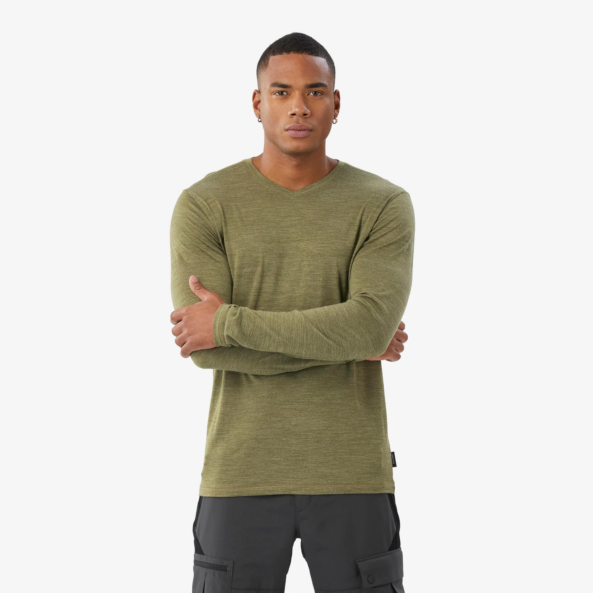 Simond Men's Travel 500 Merino Wool Long-sleeve Shirt - Image 8