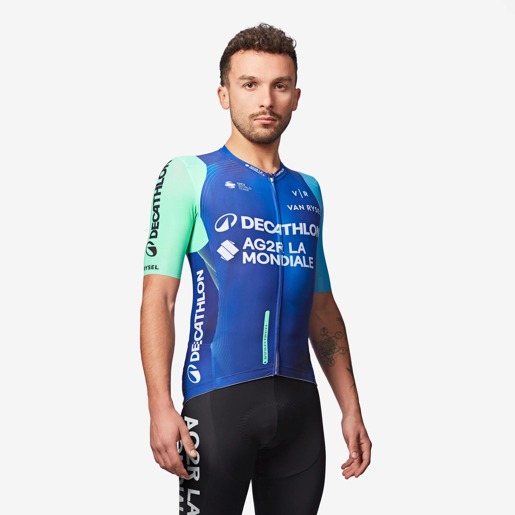 Van Rysel Road Cycling Replica Jersey - AG2R La Mondiale Team - Image 3