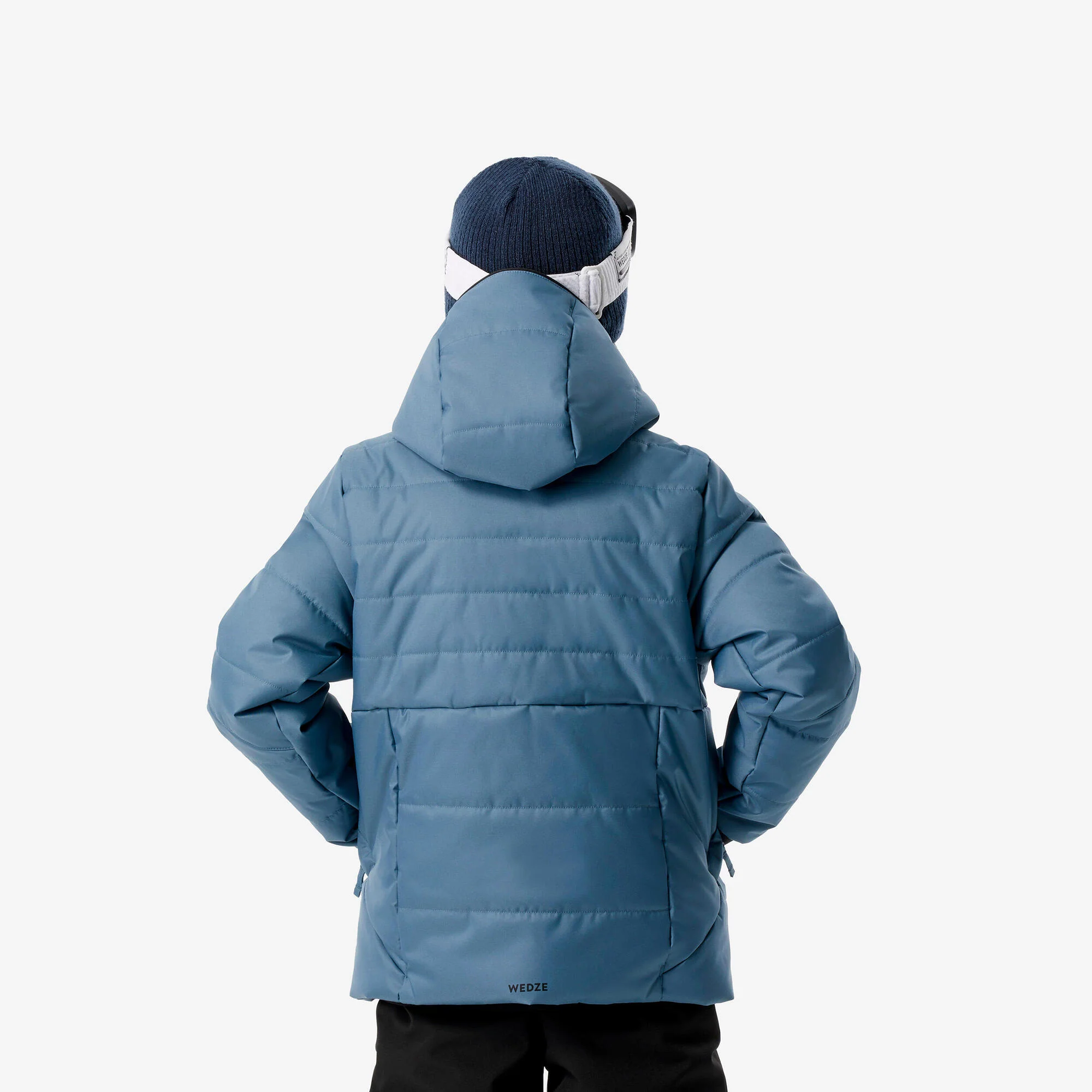 Wedze Kids' 100 Waterproof Puffer Ski Jacket - Image 4