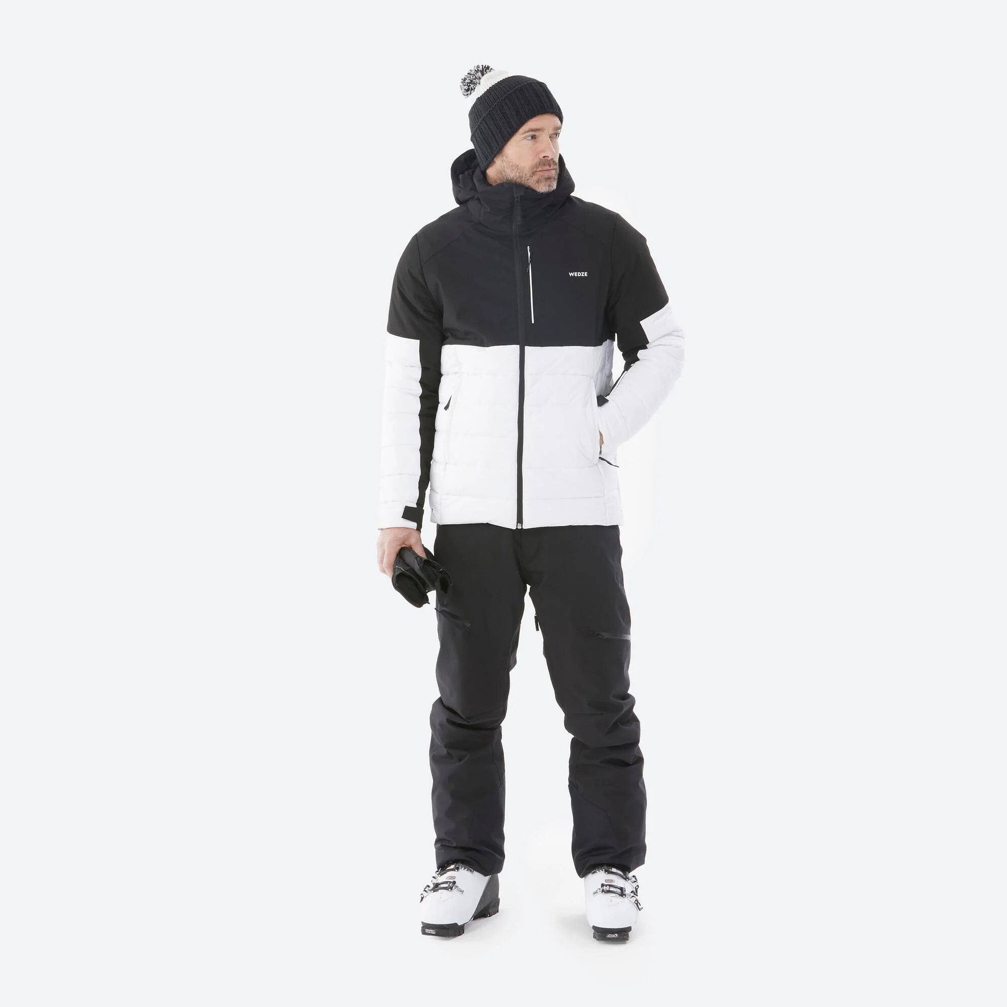 Wedze Men's 100 Mid-Length Warm Ski Jacket - Image 13